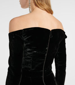 The New Arrivals Ilkyaz Ozel Farah crystal-embellished silk minidress