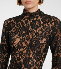 The New Arrivals Ilkyaz Ozel Chiwen bow-detail floral lace cocktail dress