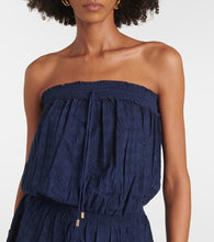 Melissa Odabash Iris embroidered cotton minidress