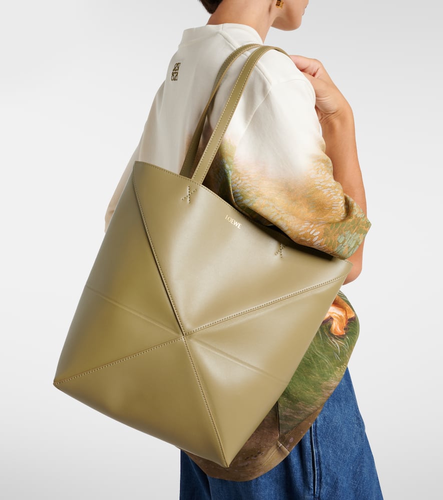 Loewe Puzzle Fold Medium leather tote bag