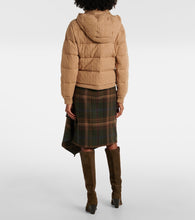 Polo Ralph Lauren Cable-knit wool and cashmere down jacket
