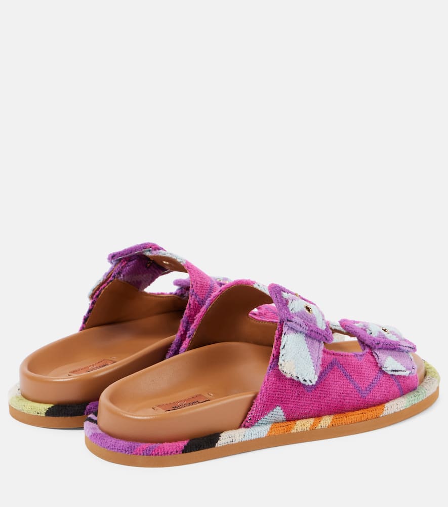 Missoni Zigzag terry sandals