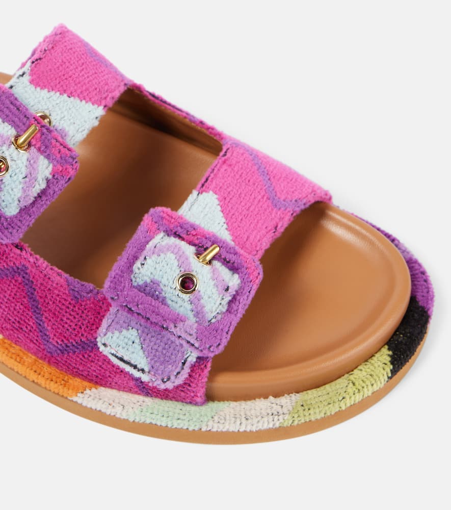Missoni Zigzag terry sandals