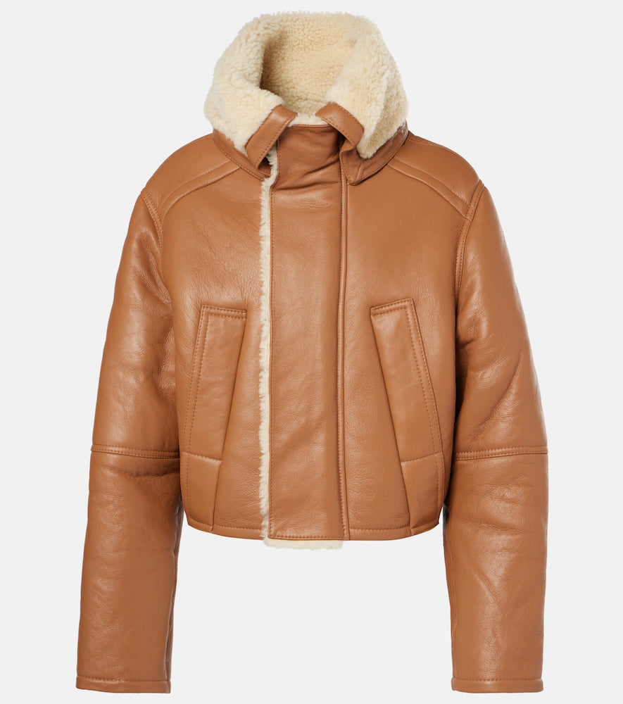 Victoria Beckham Shearling-lined coat - Victoria Beckham 羊毛衬里外套