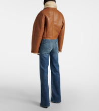 Victoria Beckham Shearling-lined coat