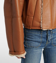 Victoria Beckham Shearling-lined coat