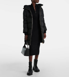 Moncler Ribbed-knit midi dress