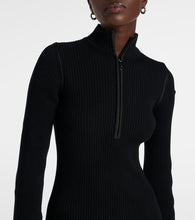 Moncler Ribbed-knit midi dress