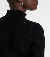 Moncler Ribbed-knit midi dress