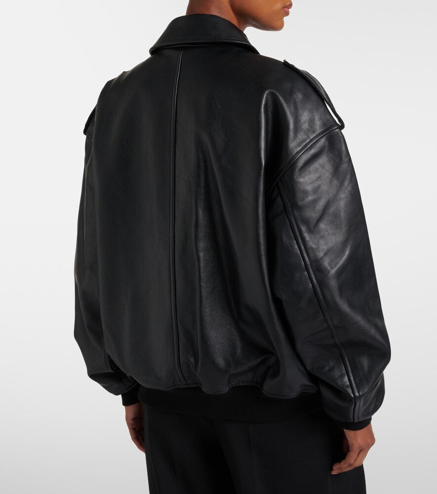The Frankie Shop Viper leather jacket