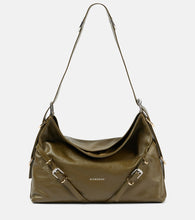 Givenchy Voyou Medium leather shoulder bag. Shop Givenchy Shoulder Bags for women now.