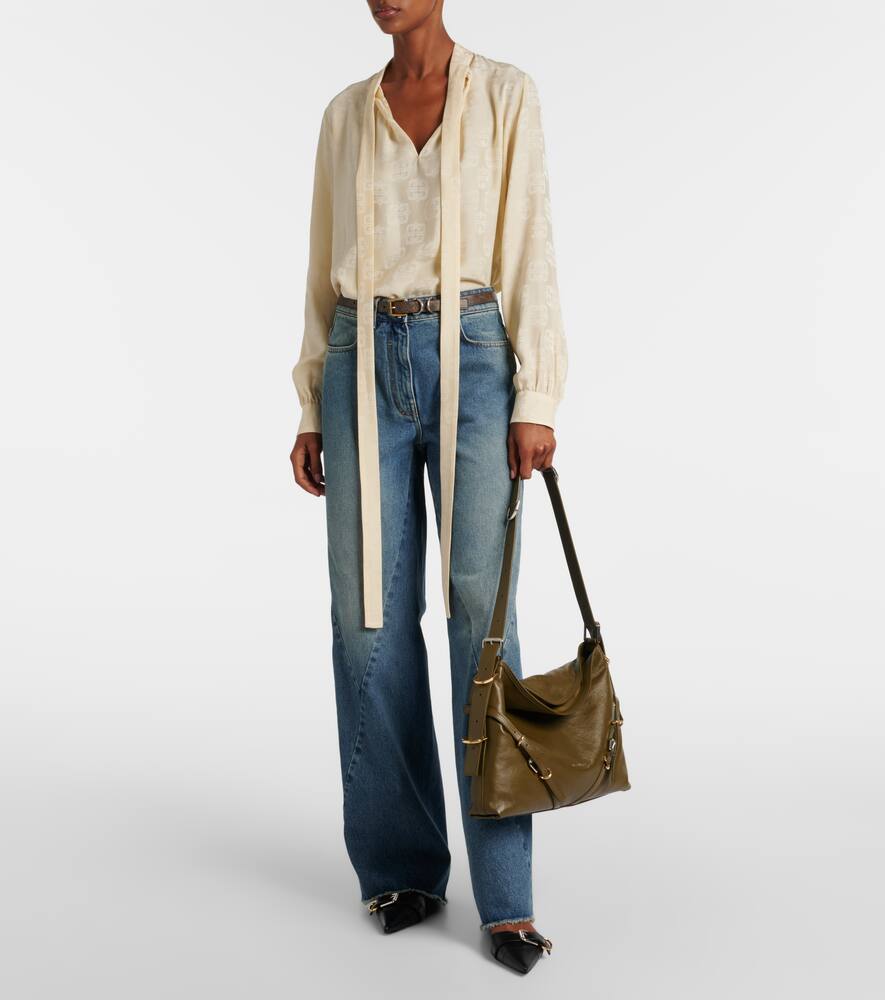 Givenchy Voyou Medium leather shoulder bag
