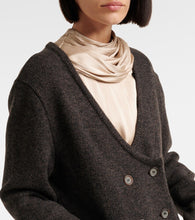 Magda Butrym Shearling-trimmed cashmere coat