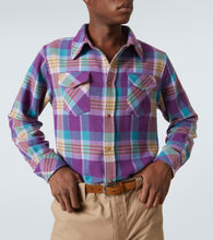 God's True Cashmere Checked cashmere shirt