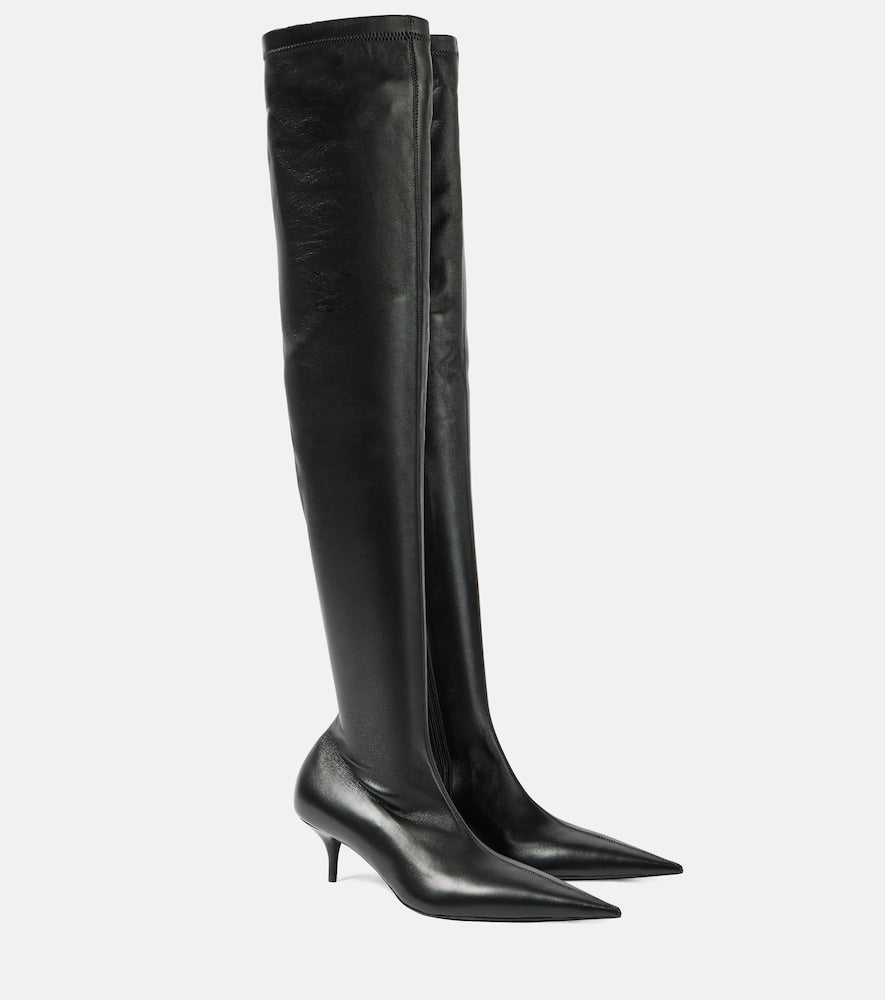Balenciaga Avenue leather over-the-knee boots - Balenciaga Avenue 皮革过膝长靴