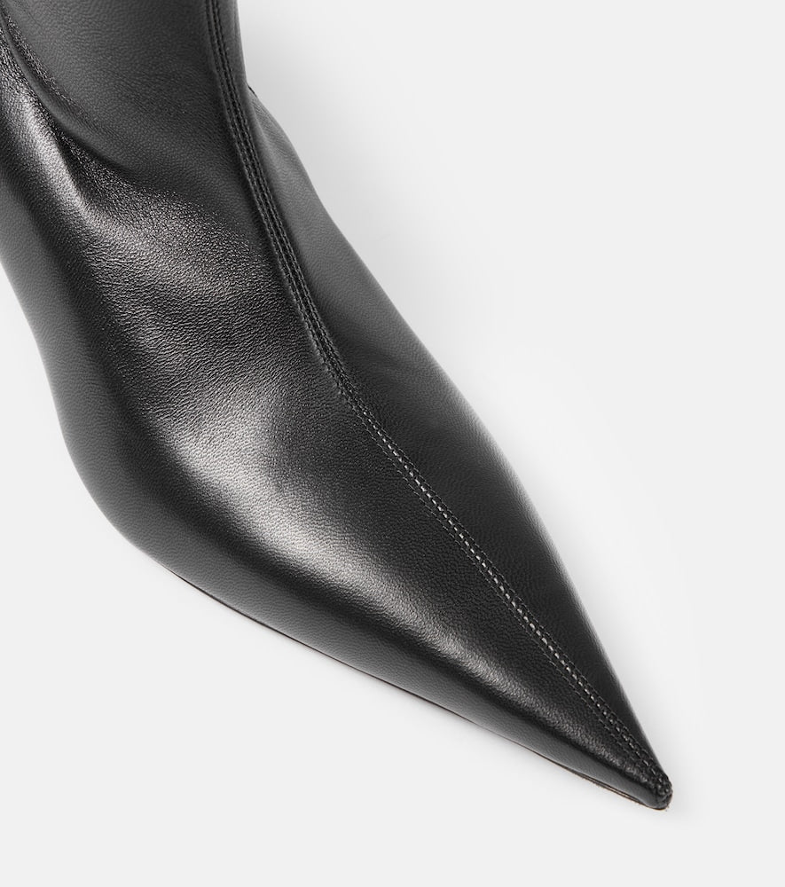 Balenciaga Avenue leather over-the-knee boots