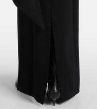 Balenciaga Caped cr√É¬™pe gown