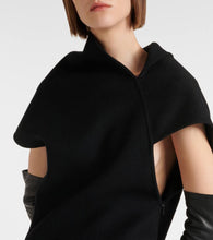 The Row Kamil paneled cashmere gown