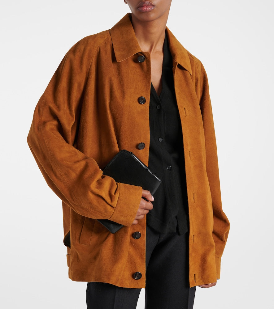 The Row Sedor suede jacket