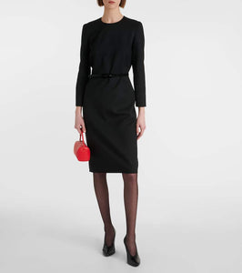 The Row Angeline wool midi dress