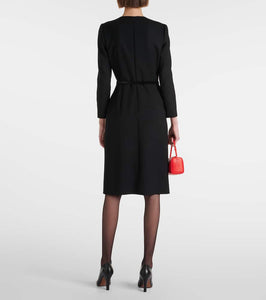The Row Angeline wool midi dress