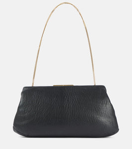 Saint Laurent Large leather clutch. Shop Saint Laurent Clutches for women now.