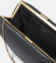 Saint Laurent Large leather clutch
