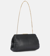 Saint Laurent Large leather clutch