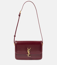 Saint Laurent Solferino Medium leather crossbody bag. Shop Saint Laurent Shoulder Bags for women now.