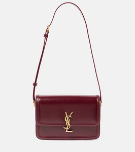 Saint Laurent Solferino Medium leather crossbody bag. Shop Saint Laurent Shoulder Bags for women now.