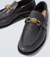 Bottega Veneta Astaire Knot leather loafers