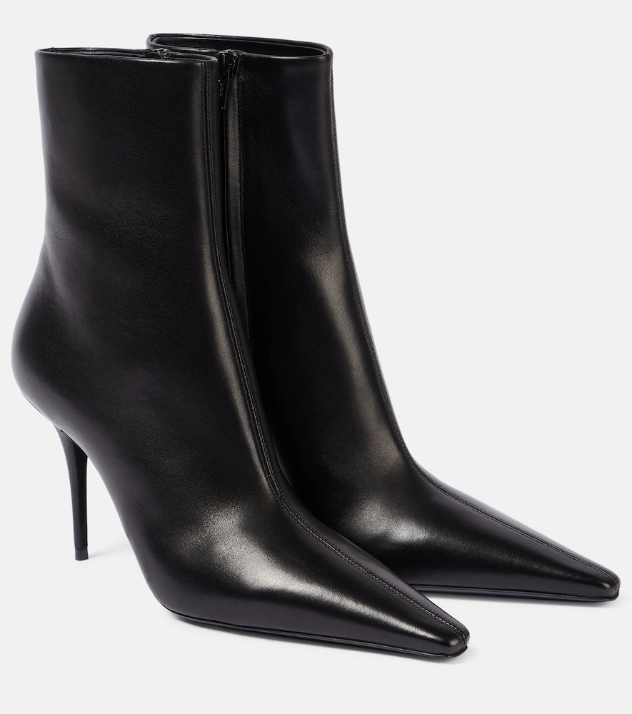 Saint Laurent Ashley 90 leather booties - Saint Laurent Ashley 90 皮靴