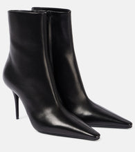 Saint Laurent Ashley 90 leather booties - Saint Laurent Ashley 90 皮靴