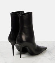 Saint Laurent Ashley 90 leather booties