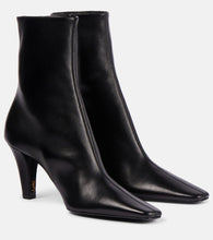 Saint Laurent Jill 75 leather ankle boots - Saint Laurent Jill 75 皮革踝靴