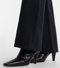 Saint Laurent Jill 75 leather ankle boots