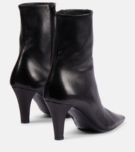 Saint Laurent Jill 75 leather ankle boots