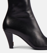 Saint Laurent Jill 75 leather ankle boots