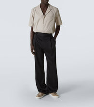 Lanvin DBB1 leather-trimmed sneakers