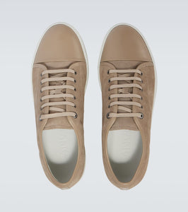 Lanvin DBB1 leather-trimmed sneakers