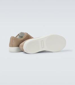Lanvin DBB1 leather-trimmed sneakers