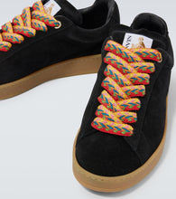 Lanvin Curb Lite suede sneakers