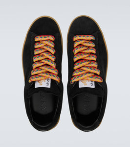 Lanvin Curb Lite suede sneakers