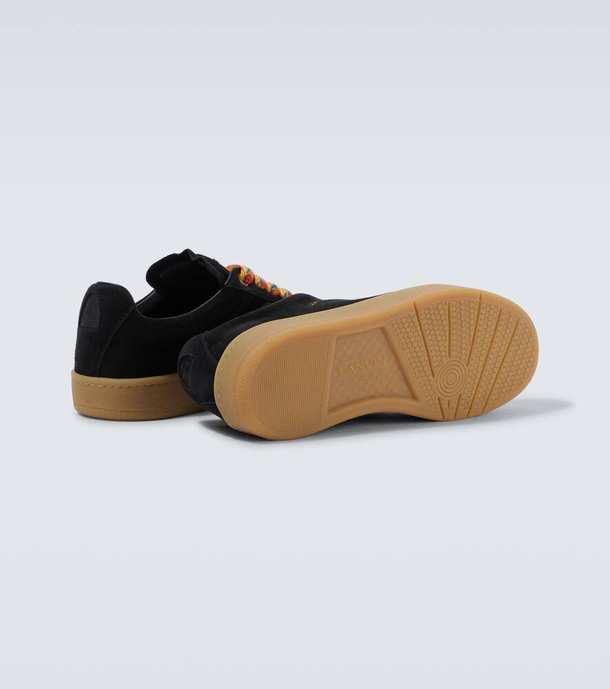 Lanvin Curb Lite suede sneakers