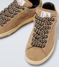 Lanvin Curb Lite suede sneakers