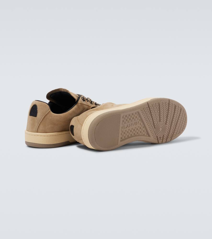 Lanvin Curb Lite suede sneakers