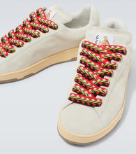 Lanvin Curb Lite suede sneakers