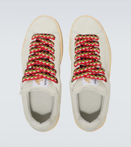 Lanvin Curb Lite suede sneakers