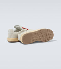 Lanvin Curb Lite suede sneakers
