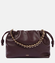 Loewe Flamenco Large leather clutch. Shop Loewe Shoulder Bags for women now.